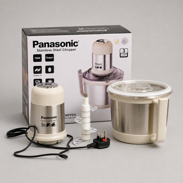 Panasonic Stainless Steel Chopper – 700W, 3L Large Capacity